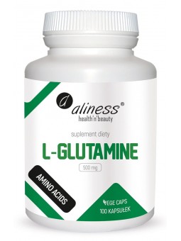 Aliness, L-Glutamine 500 mg...