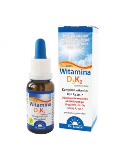 Dr Jacobs witamina K2+D3 20...